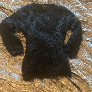 Black Fuzzy Sweater
